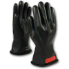 PIP Electrical Rated Gloves, Black, 11", Unlined, Smooth Finish, Beaded, Class 0, 9