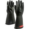 PIP Electrical Rated Gloves, Black, 14", Unlined, Smooth Finish, Beaded, Class 0, 9