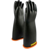 PIP Electrical Rated Gloves, Two Tone, Black W/Orange Inner Color, Class 2, 18"L, Size 10