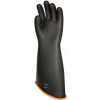 PIP Electrical Rated Gloves, Class 3, Black Over Orange, 18", Unlined, Size 11