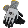 PIP G-Tek® CR Nitrile Grip Gloves W/ Salt/Pepper HPPE/Glass Liner, Black Palm, XS, 1 DZ