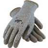 PIP G-Tek® CR Polyurethane Salt & Pepper Grip Gloves with HPPE Liner, Gray, S, 1 DZ