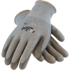 PIP G-Tek® CR Polyurethane Gray Grip Gloves W/ HPPE/Glass Liner, Gray Palm/Fingers, XL, 1 DZ