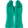 PIP Flock Lined Unsupported Nitrile Gloves, 15 Mil, Green, XL, 1 Pair - Pkg Qty 12
