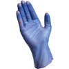 PIP Ambi-Dex® 64-V77BPF Industrial Grade HD Vinyl Gloves, 5 Mil, Powder-Free, M, Blue, 100/Box
