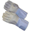 PIP Mig Tig Welder's Gloves, Top Grain Cowhide, 4-1/2"Length, Leather Gauntlet, Size L