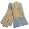 PIP Mig Tig Welder's Gloves, Top Grain Pigskin, Split Leather Cuff, Left Hand Only, M