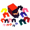 Size A 2" x 2" Plastic Slotted Shim, 170 Piece Assortment - Made In USA