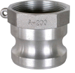 1-1/2" Aluminum Camlock Fitting - Male Coupler x FPT Thread