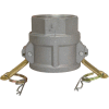 1-1/2" Aluminum Camlock Fitting - Female Coupler x FPT Thread