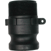 2" Polypropylene Camlock Fitting - Male Coupler x MPT Thread