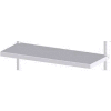 Prairie View CANT1248, Cantilever Shelf, Adjustable Solid Shelf, 12W x 2"H x 48"L, Aluminum