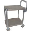Prairie View AUC2448, Utility Cart, 2-Shelf, 24"W x 36"H x 48"D, Aluminum