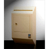 Protex Letter Size Wall Depository Drop Box WDB-110 - 10"W x 4"D x 16-3/8"H, Beige
