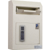 Protex Wall Mount Drop Box with Electronic Lock WDS-150E II 10" x 4-1/4" x 15" Beige