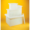 Saint Gobain PP Rectangular Tank 14200-0035 - 11 Gal. 12"L x 12"W x 18"H, 3/16"Wall, Off White - Pkg Qty 4