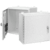Hoffman A24H2408SSLP3PTW, Painted White W/3-Point Ltch, Type 4X, 24.00x24.00x8.00in, Ss