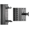 Hoffman DGP12 CABLETEK™ Post and Gate Kit, 12in, Qty 10, Black