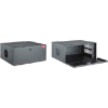 Hoffman DVR6U DVR Cab 12.99x21.65x18.35in, 6RU Blk, Steel/Black