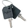 Hoffman E2233KEY Key #2233, Qty 2, Fits DataCom, Zinc