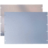 Hoffman P19RP7UP Panel, Rack Mounting, 7 RU x19.00, Steel/LtGray