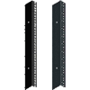 Hoffman PRA1916TPL1 Rack Angle,19in.,L,Tapped, Fits 1600mm, Steel/Black