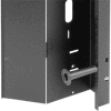Hoffman PVCM208 Vert Cable Mgr, Fits 2000x800mm, Steel/Black