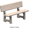 Concrete Park Bench 58" - Tan