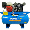 Puma PUK-5530HG, 5.5 HP, Stationary Gas Compressor, 30 Gallon, 135 PSI, 12 CFM, Honda, Recoil