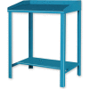 Global Industrial Shop Desk, Sloped Surface W/ Lip, 36"W x 30"D, Blue