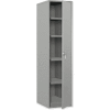 Single Door Storage Cabinet - 18"W x 24"D x 60"H Black