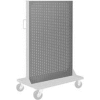Global Industrial™ Pegboard Panel For Portable Bin Cart, 36"W x 61"H, Gray