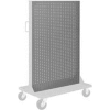 Global Industrial Pegboard Panel For Portable Bin Cart, 36"W x 61"H, Gray