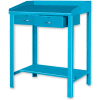 Global Industrial Shop Desk W/ 2 Drawers, Sloped Surface, 36"W x 30"D, Blue
