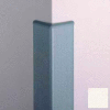 Surface Mounted Corner Guard, 90°, 3'' Wings, 4'H W/Caps, WH