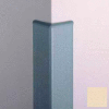 Surface Mounted Corner Guard, 90°, 3'' Wings, 4'H W/Caps, Champagne