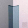 Surface Mounted Corner Guard 90°, 3'' Wings, 8'H W/Caps, Lavender Heather