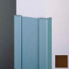 Surface Mounted End Wall 90° Corners, 2'' Wings, 4' Height W/Caps. 6" W, Brown
