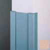 Surface Mounted End Wall 90° Corners, 2'' Wings, 12'H W/Caps. 6" W, Doeskin