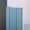 Surface Mounted End Wall 90° Corners, 2'' Wings, 4'H W/Caps. 6" W, BL Fog