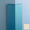 Surface Mounted Corner Guard135°, 3'' Wings, 12'H W/Caps, Eggshell