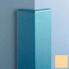 Surface Mounted Corner Guard135°, 3'' Wings, 4'H W/Caps, Saffron