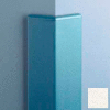 Surface Mounted Corner Guard135°, 3'' Wings, 8'H W/Caps, Mission WH