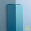 Surface Mounted Corner Guard 135°, 3'' Wings, 4'H W/Caps, Sea Foam