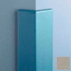 Surface Mounted Corner Guard 135°, 3'' Wings, 8'H W/Caps, Chinchilla