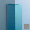 Surface Mounted Corner Guard 135°, 3'' Wings, 8'H W/Caps, Gray