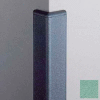 Surface Mounted Corner Guard 90°, 2'' Wings, 4'H With Caps, Pale Jade