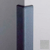 Surface Mounted Corner Guard 90°, 2'' Wings, 4'H W/Caps, Pearl Gray