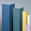 Vinyl Surface Mounted Corner Guard, 90° Corner, 1-1/2" Wings, 4'H, Lavender Heather, Drilled