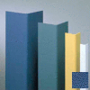 Vinyl Surface Mounted Corner Guard, 135° Corner, 1-1/2" Wings, 12'H, Brittany BL, Undrilled